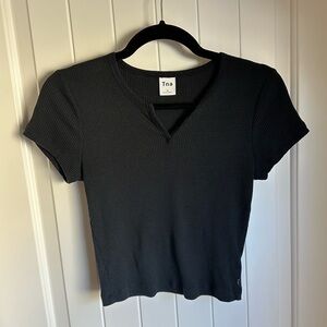 Aritzia TNA Black Crop Top | Women's M